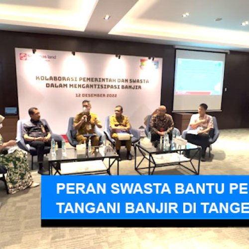 Atasi Banjir BSD City, Sinar Mas Land Kolaborasi Dengan Pemda