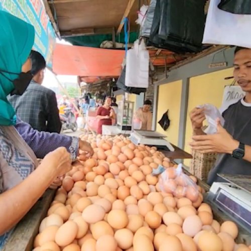 Sempat Naik Saat Nataru Harga Telur di Kabupaten Tangerang Kembali Normal