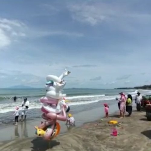 Titik Evakuasi Tsunami di Banten Masih Minim