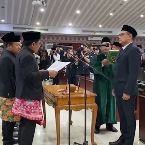 Ketua DPC Gerindra Dilantik Jadi Anggota Dewan PAW