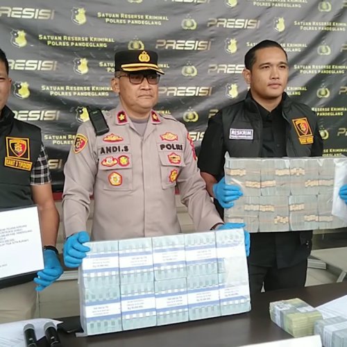 Polres Pandeglang Sita Uang Rp1,4 Miliar terkait Kasus Dugaan Korupsi Proyek Fiktif