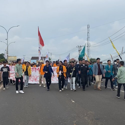 Aliansi BEM Serang Turun ke Jalan Tolak UU Cipta Kerja