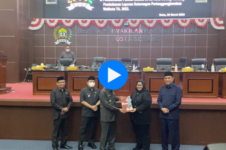 Sidang Paripurna Penyerahan Lkpj Wali Kota Serang Klaim Kenaikan Ipm Titikkata Id