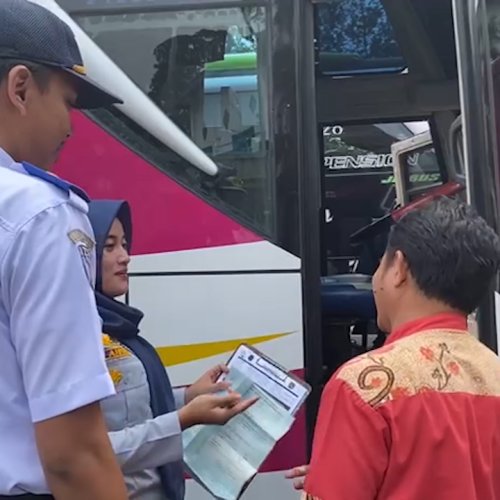 Jelang Mudik Ratusan Bus AKAP Inspeksi Keselamatan