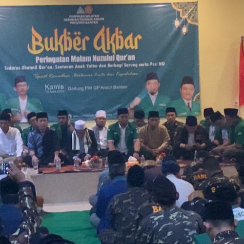 Refleksi Malam Nuzulul Quran, Ketua GP Ansor Banten Sampaikan 3 Poin Penting Ini
