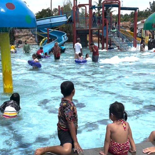 Fun Park Rajeg Dipadati Ribuan Pengunjung Pada H+5 Lebaran