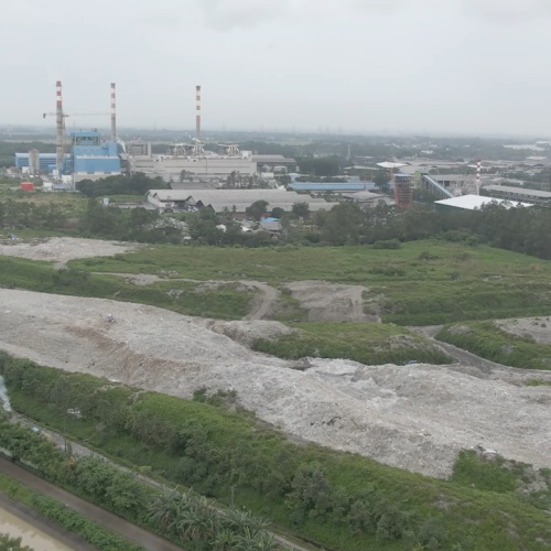 Tumpukan Sisa Hasil Produksi Pabrik di Tegal Maja Berdampak Pada Lingkungan?