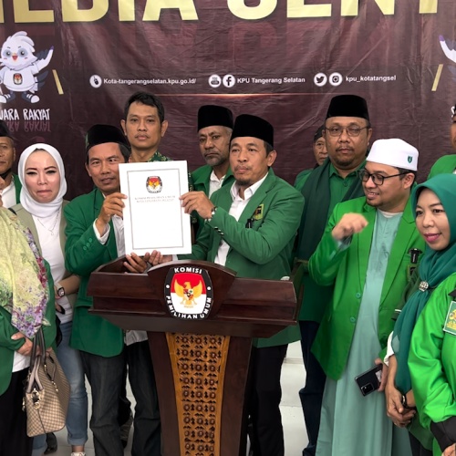 Daftarkan Bacaleg PPP Tangsel Optimis Dapat Kursi DPRD