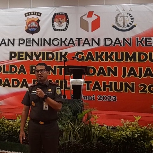 Hadapi Pemilu 2024 Kejari Cilegon Buat Posko Pemilu Virtual