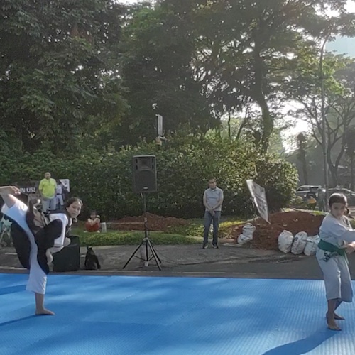 Cabor Unggulan KONI Tangsel Unjuk Gigi di Car Free Day Bintaro