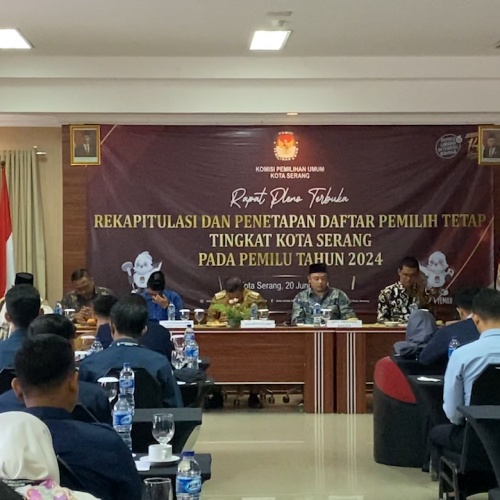 KPU Kota Serang Tetapkan DPT, Penambahan 2.297 Pemilih