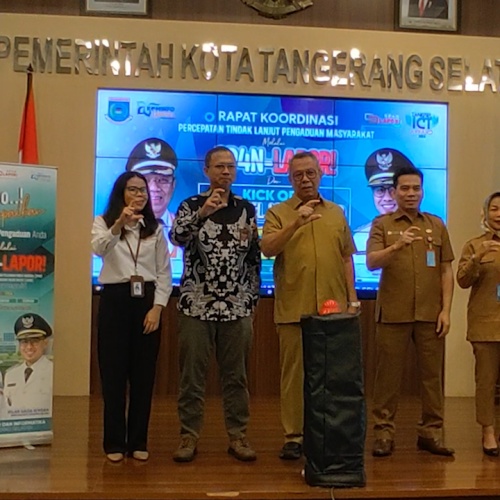 Pemkot Tangsel Luncurkan SP4N Lapor dan ICT Award 2023