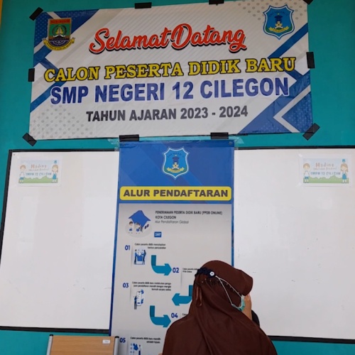 Ruang Kelas Minim, Jumlah Pendaftar di SMP Negeri 12 Kota Cilegon Melebihi Daya Tampung