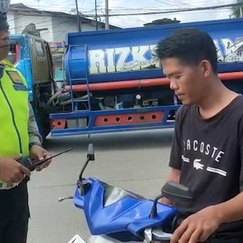 Tilang Manual Diberlakukan, Kepatuhan Pengendara di Lebak Diklaim Meningkat