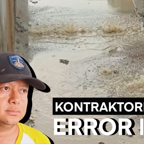 Sumber Mata Air Belerang yang Muncul di Proyek Puspemkab Serang, DPUPR: Human Error Kontraktor