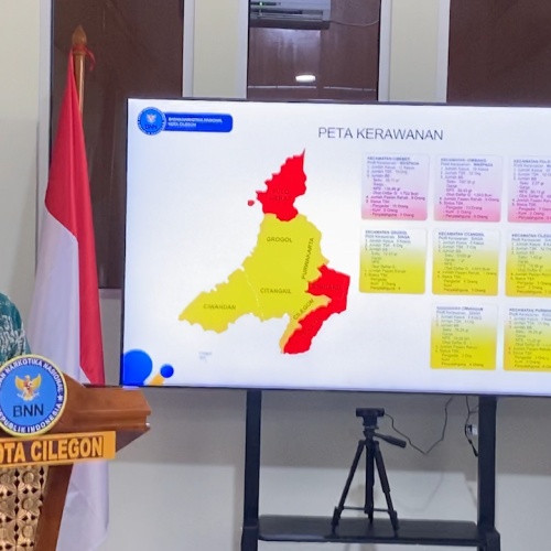 Kota Cilegon Rawan Narkoba, BNN Sebut Tiga Kecamatan Masuk Zona Merah