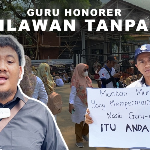 Kembali Gelar Demo, Guru Honorer Kecewa dengan Pj Gubernur Banten