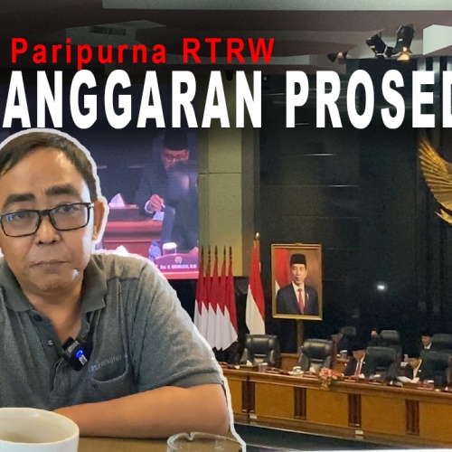 INFRA Sorot Pembahasan Raperda RTRW DKI Jakarta yang Terkesan Dadakan