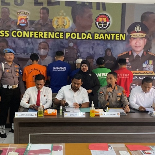 Bongkar 3 Jaringan TPPO, Polda Banten Ringkus 5 Tersangka