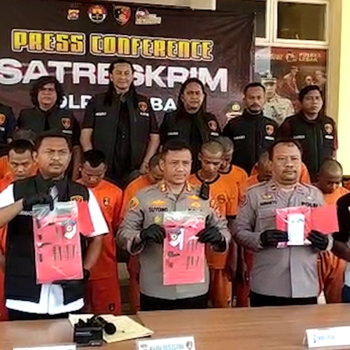 Selama Dua Pekan, Polres Lebak Bekuk 13 Pelaku Curanmor, Curat dan Curas