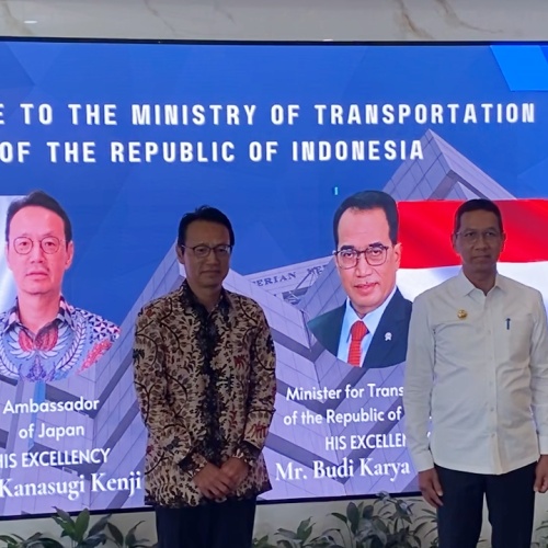 Bahas Sistematis CP205 MRT, Pj Gubernur DKI Dampingi Menhub Saat Audiensi dengan Dubes Jepang