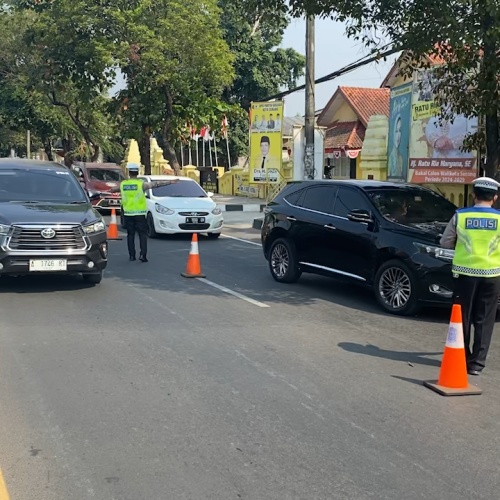 Puluhan Kendaraan Terjaring Razia Patuh Pajak Bapenda Banten