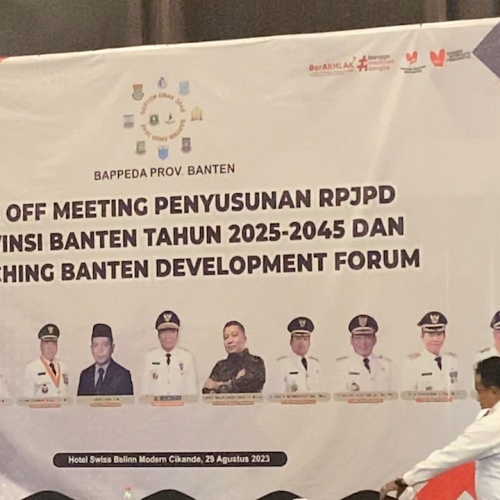 RPJPD Provinsi Banten Tahun 2025-2045 Mulai Digodok