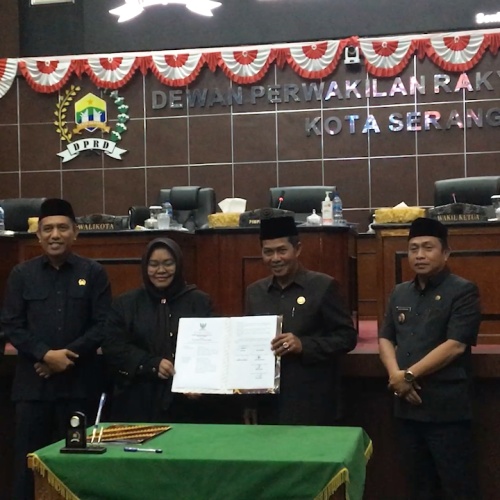 Raperda Pajak Daerah dan Retribusi Daerah Disetujui DPRD Kota Serang