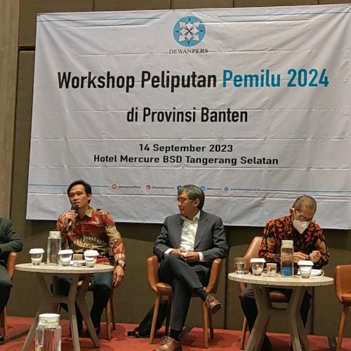 Dewan Pers Gelar Workshop Peliputan Pemilu 2024 di Provinsi Banten