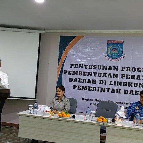 Pemkot Tangsel Gelar Rapat Propemperda, RPJPD Bakal Dibahas Tahun Depan