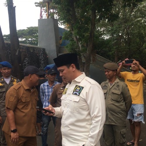 Usai Terima Aduan Pedagang soal Relokasi, Ketua DPRD Kota Serang Sidak ke Stadion Maulana Yusuf Ciceri