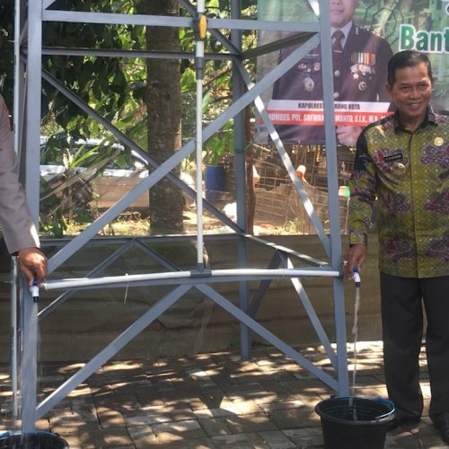 Bantuan Sumur Bor dan Pompa Air, Wali Kota Serang: Ini Diperlukan Masyarakat