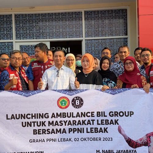 Bersama PPNI, Bil Grup Launching Ambulans Gratis untuk Warga Lebak