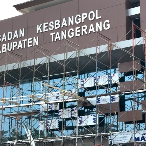 Melirik Proyek Pembangunan Gedung Kesbangpol dan Satpol PP Kabupaten Tangerang