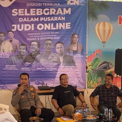 Influencer Banten Gelar Diskusi ‘Selebgram dalam Pusaran Judi Online’