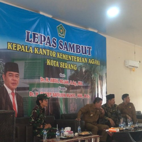 Pergantian Kepala Kemenag Kota Serang, Wali Kota: Lanjutkan Koordinasi