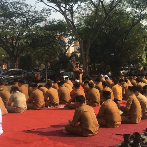 Pemkot Serang bersama Kiyai Gelar Salat Istisqo Minta Hujan