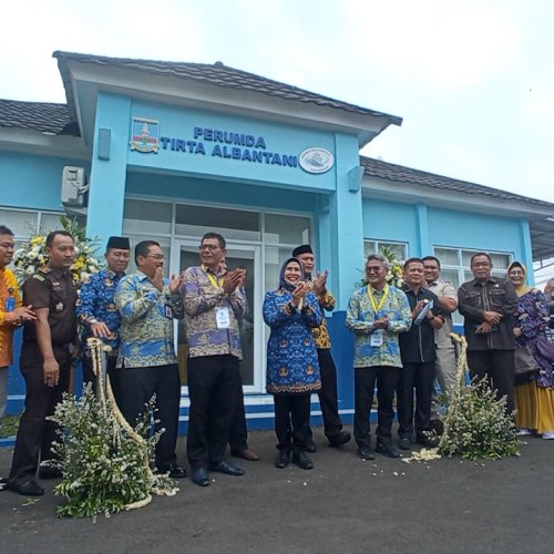 Bupati Serang Resmikan Gedung Pelayanan Perumda Tirta Al-Bantani dan Launching Aplikasi E-Keran