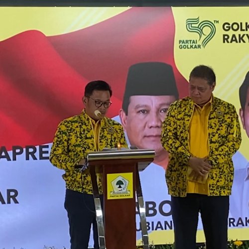 Partai Golkar Resmi Umumkan Gibran Jadi Bacawapres Dampingi Prabowo