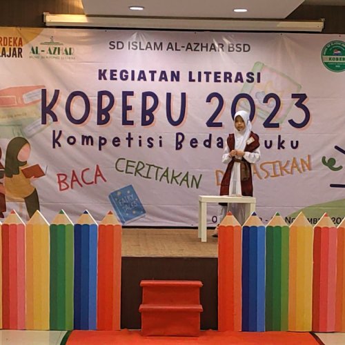 Peringati Bulan Bahasa Nasional, BKOMS SDI Al Azhar BSD Gelar KOBEBU 2023