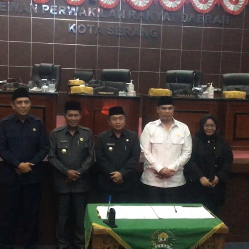 DPRD Kota Serang Gelar Paripurna Pemberhentian Wali Kota dan Wakil Wali Kota