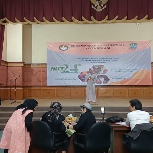 Semarak HUT ke-24 DWP, Dharma Wanita Persatuan Kota Bekasi Gelar Lomba