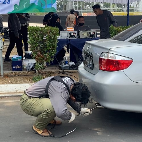 DLHK Gelar Uji Emisi Gratis, Tekan Polusi Udara di Banten