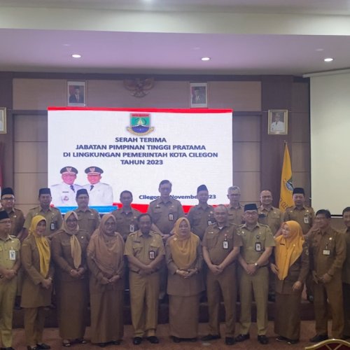 Wali Kota Cilegon Resmi Lantik 10 Pejabat Eselon II