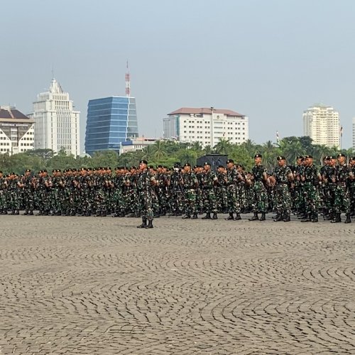 Kodam Jaya Gelar Apel Pemilu Damai 2024 di DKI Jakarta