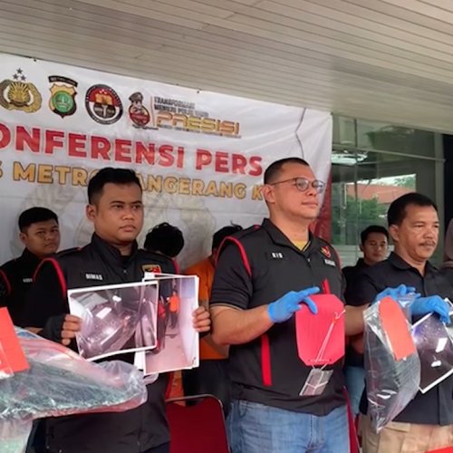 Spesialis Pecah Kaca Mobil Diringkus Polres Metro Tangerang Kota