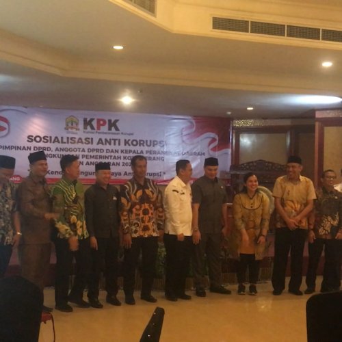 Inspektorat Kota Serang Bersama KPK Gelar Sosialisasi Antikorupsi