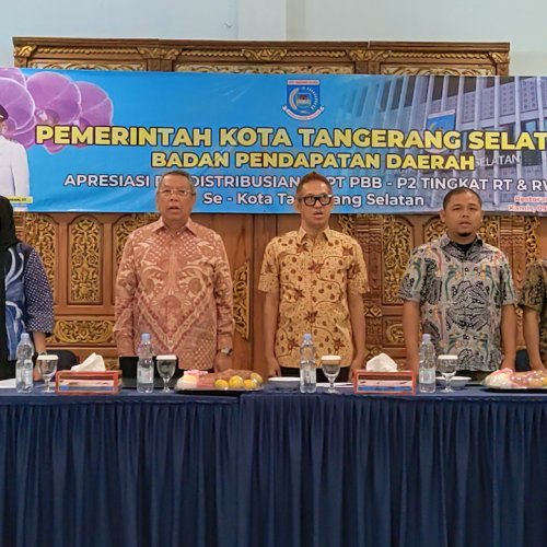 Bapenda Tangsel Beri Apresiasi Kepada Pendistribusi SPPT PBB