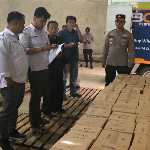 Logistik Pemilu di Lebak Mulai Berdatangan, Polisi Perketat Pengamanan