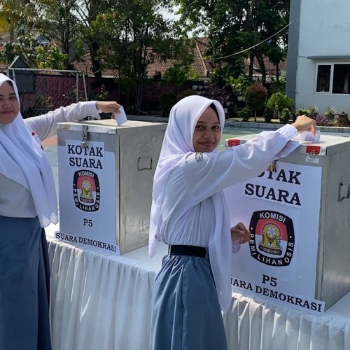 Pilketos dan MPK SMAN 1 Rangkasbitung Dikonsep Seperti Pilpres